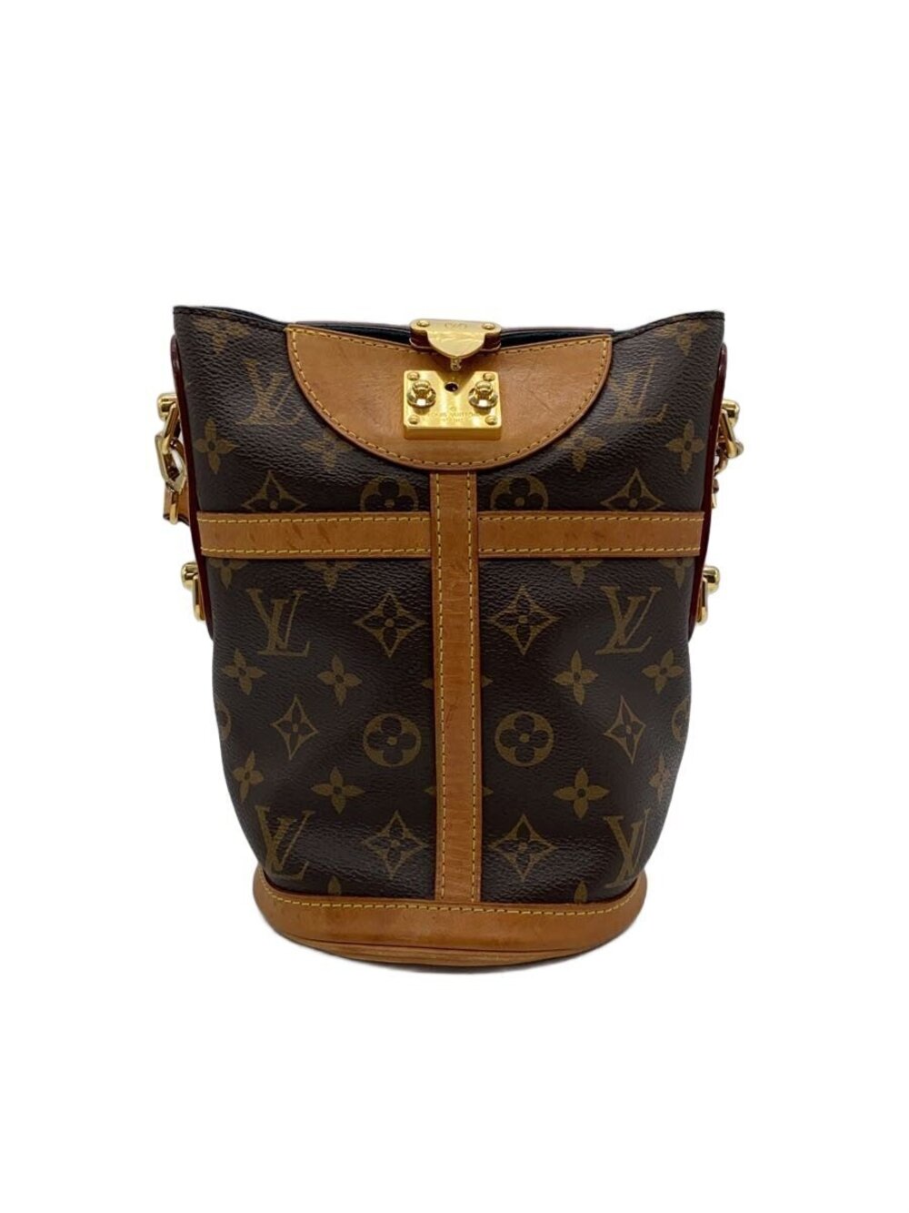 Louis Vuitton Duffle Bag Monogram Canvas Brown All over